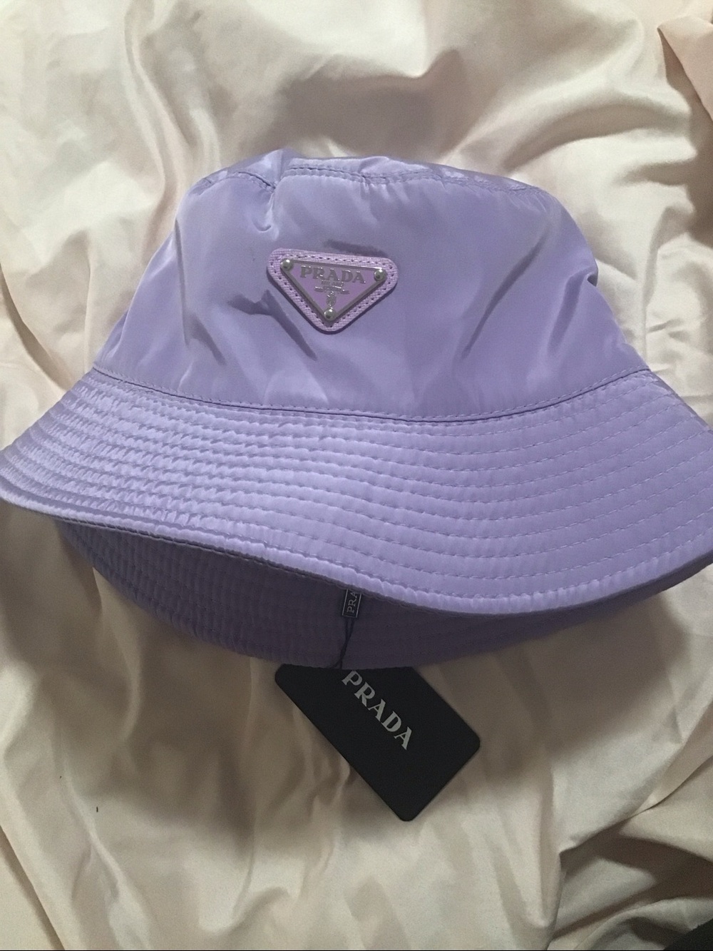 Prada Bucket Hat color: purple 💜